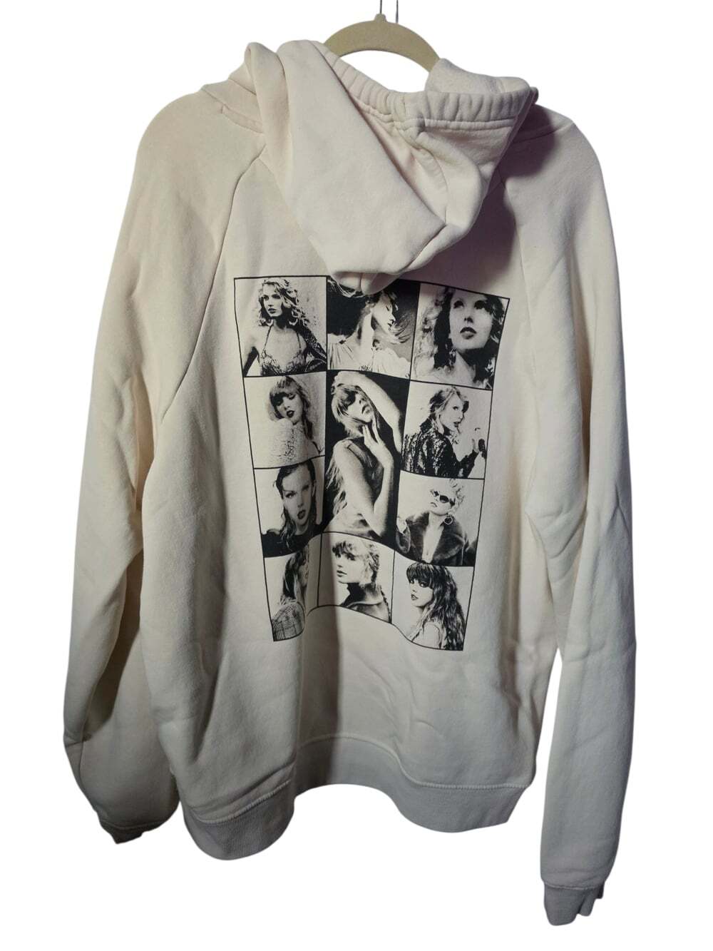 Taylor Swift The Eras Tour Womens Beige Hoodie Sz XL
